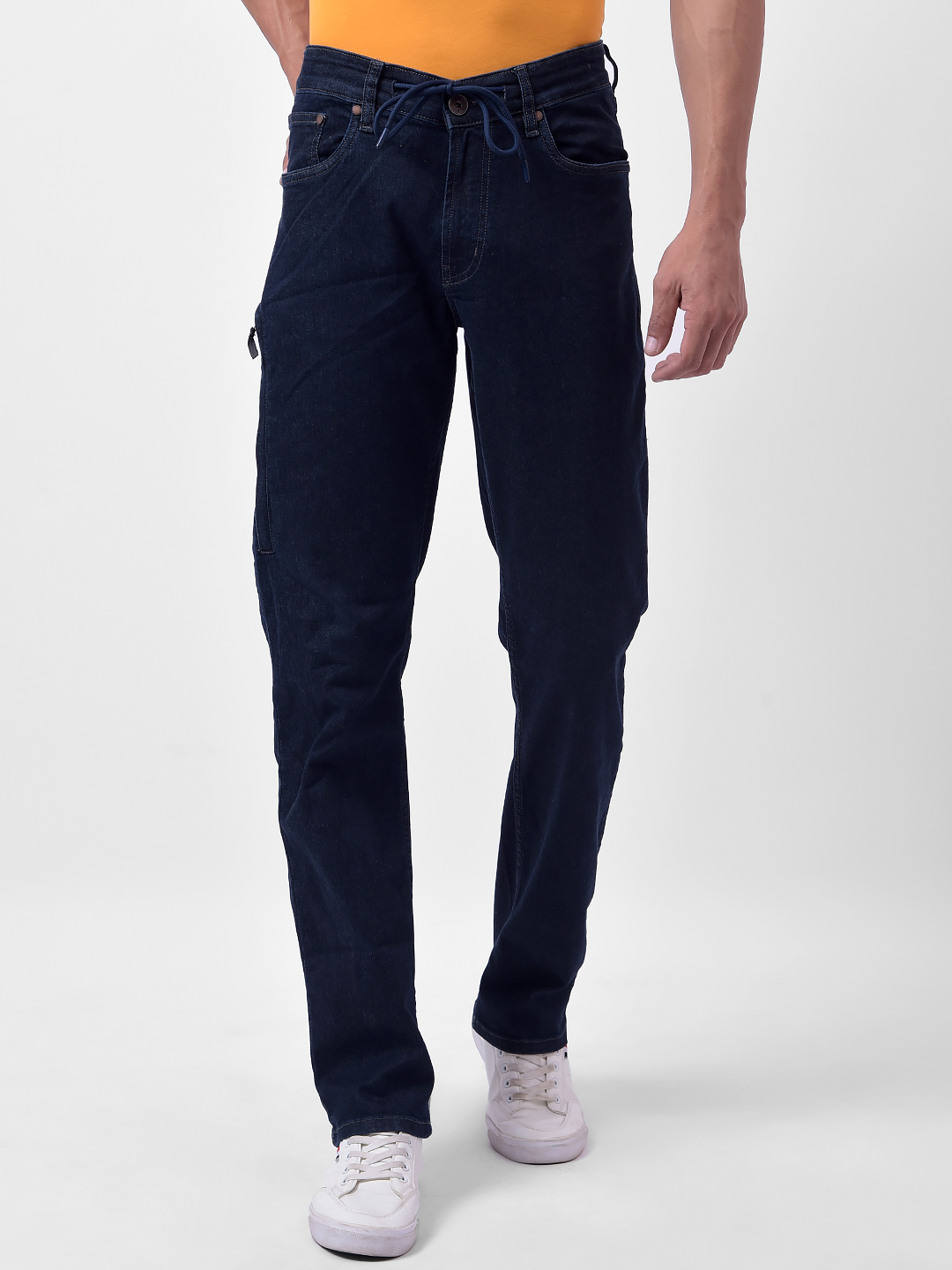 Numero Uno Men Packable Blue Regular Fit Sustainable Jeans